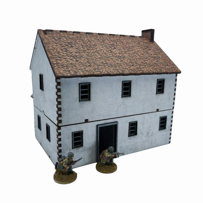 Battlefield Accessories: Double Story House 2 - 28mm (TTR) - Image 3