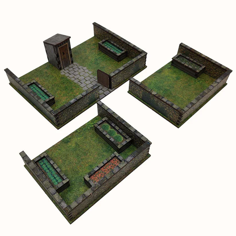 Battlefield Accessories: Gardens 1 - 28mm (TTR)