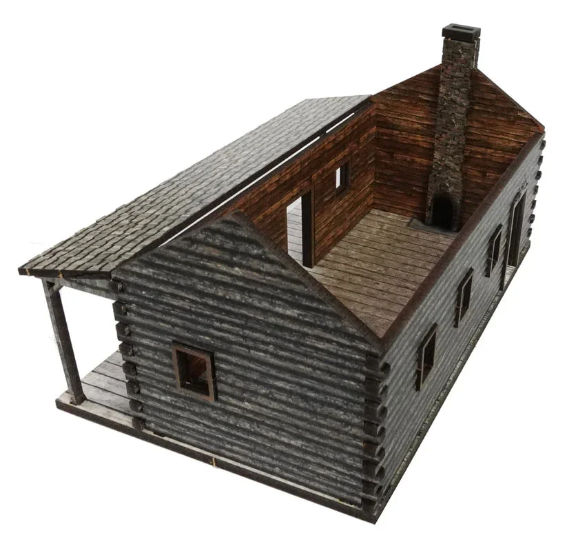 Battlefield Accessories: Log Cabin 1 - 28mm (TTR) - Image 3