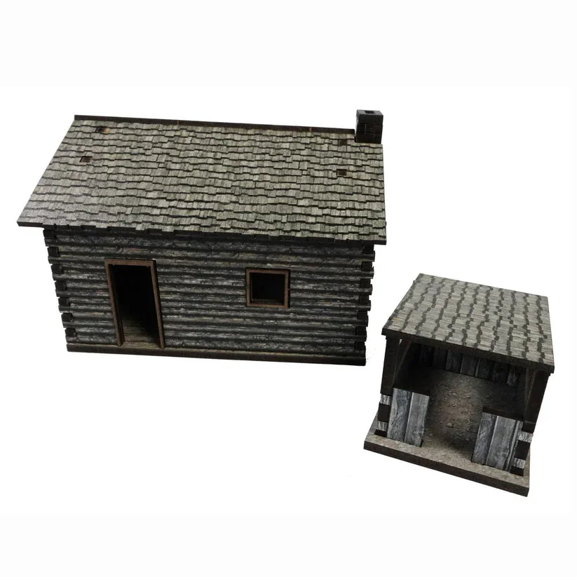 Battlefield Accessories: Log Cabin 2 - 28mm (TTR)