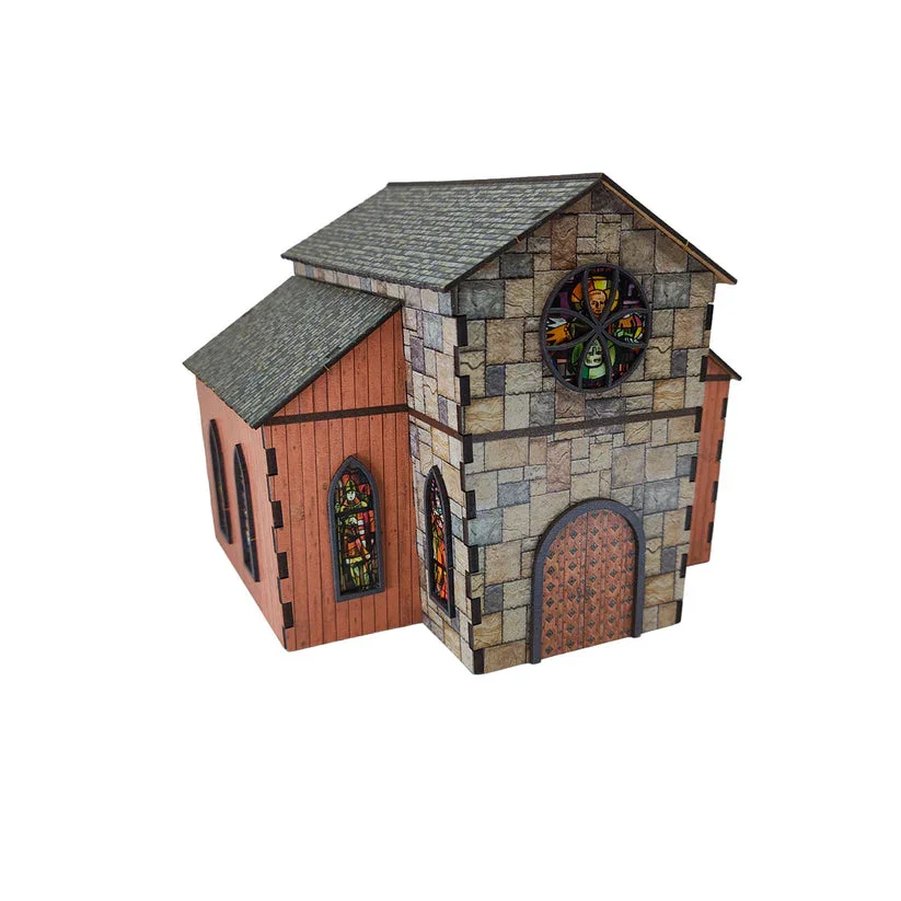 Battlefield Accessories: Pilgrims End Chapel - 28mm (TTR)