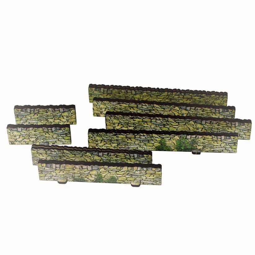 Battlefield Accessories: Stone Walls - 28mm (TTR) Classic