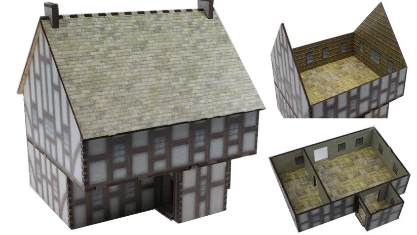 Battlefield Accessories: Tudor House 3 - 28mm (TTR)