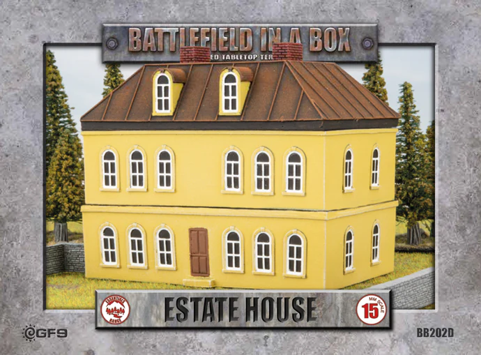 Battlefield in a Box: European - Estate House (Yellow Limited Edition) (x1)