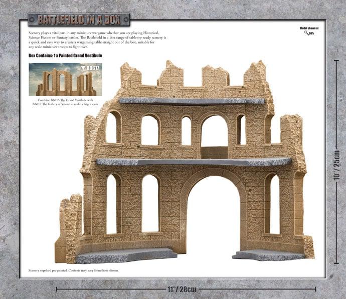 Battlefield in a Box: Gothic Battlefields: The Grand Vestibule - Sandstone - Image 2