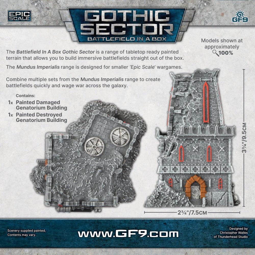 Battlefield in a Box: Gothic Sector – Mundus Imperialis: Genatorium (Damaged & Destroyed) - Image 2