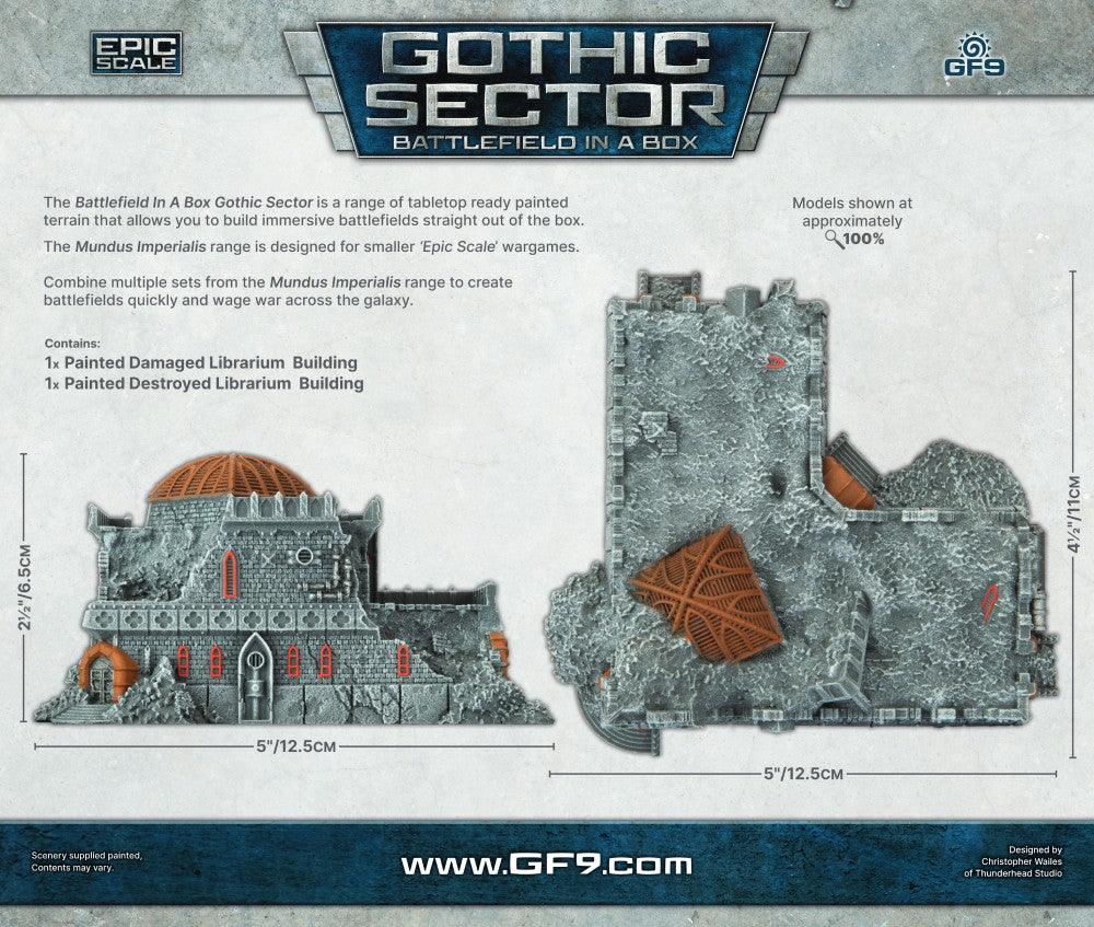Battlefield in a Box: Gothic Sector – Mundus Imperialis: Librarium (Damaged & Destroyed) - Image 2