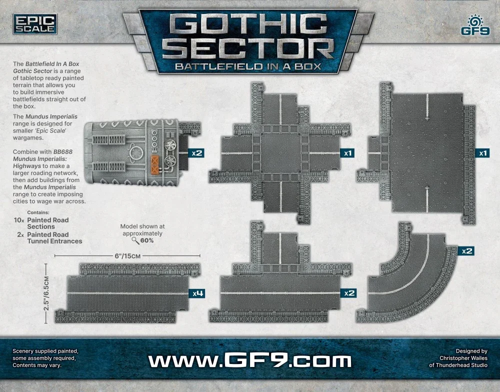 Battlefield in a Box: Gothic Sector – Mundus Imperialis: Roads - Image 2