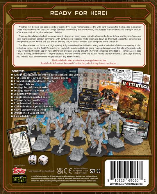 Battletech Mercenaries Box Set - Kickstarter Limited Edition+ Large Poster Set - Image 2