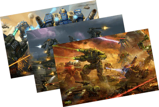 Battletech Mercenaries Box Set - Kickstarter Limited Edition+ Large Poster Set - Image 3