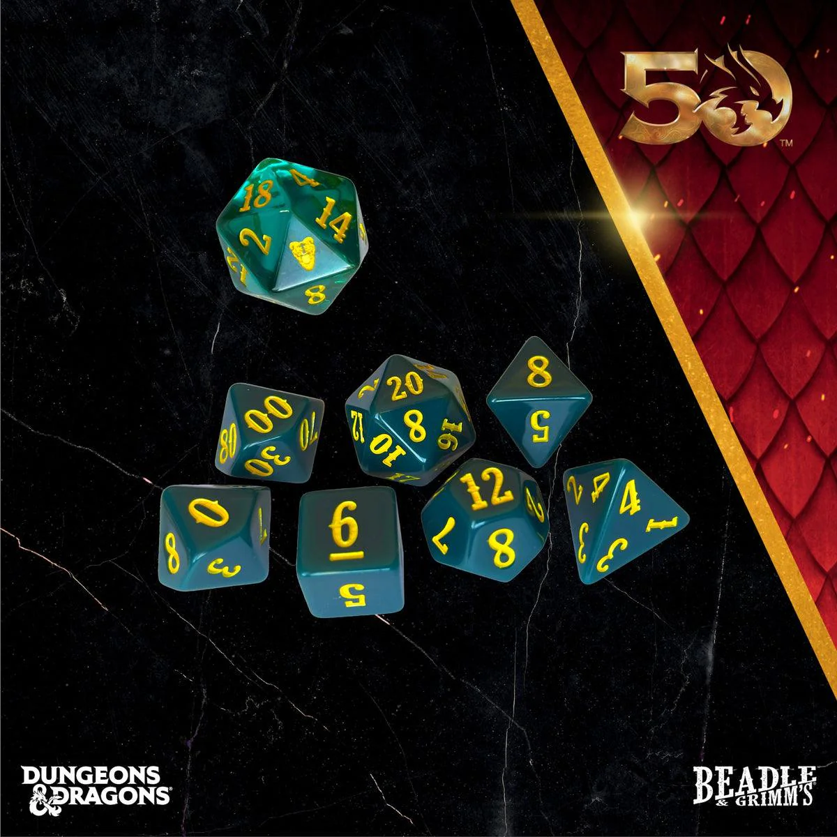 Beadle & Grimm's Classic Module Collection Tomb of Horrors Dice & Accessories Set D&D 50th - Image 3