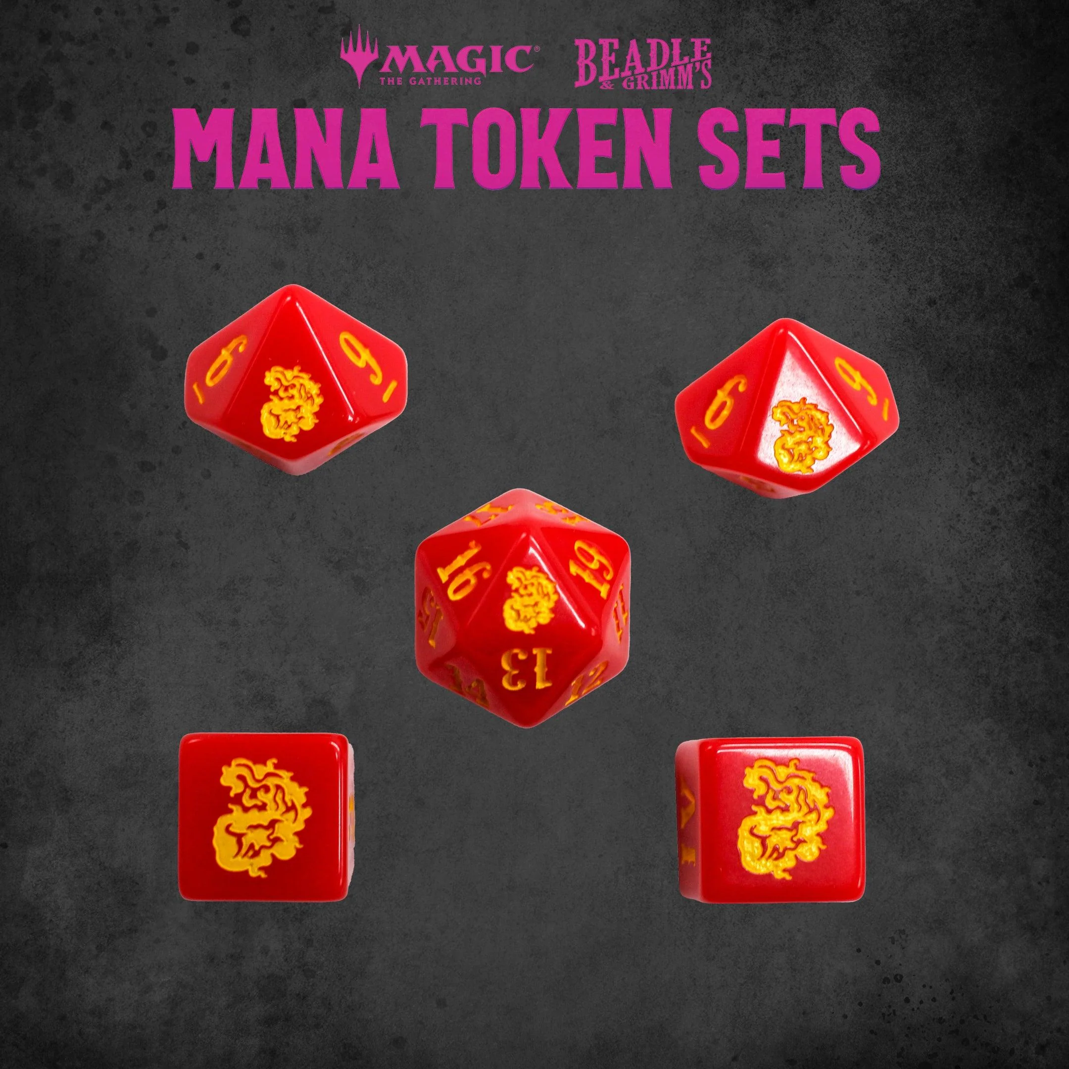 Beadle & Grimm's MTG RED MANA Token Set - Image 3