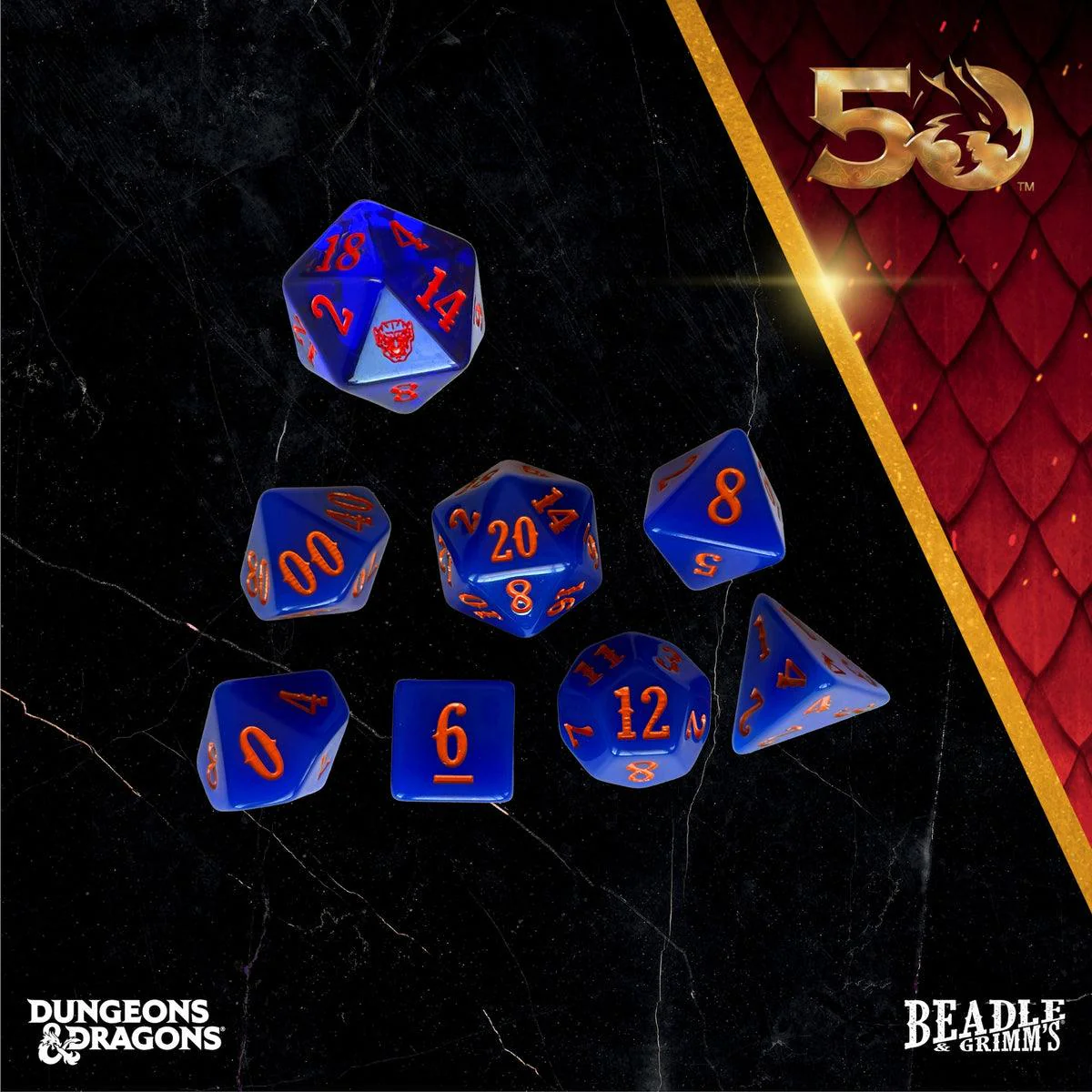 Beadle & Grimm's White Plume Mountain Dice & Accessories Set D&D 50th - Image 3