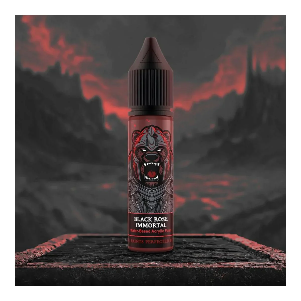 Bear Cavalry Paints - Paint - Black Rose Immortal 20ml - Pre-Order - Image 2