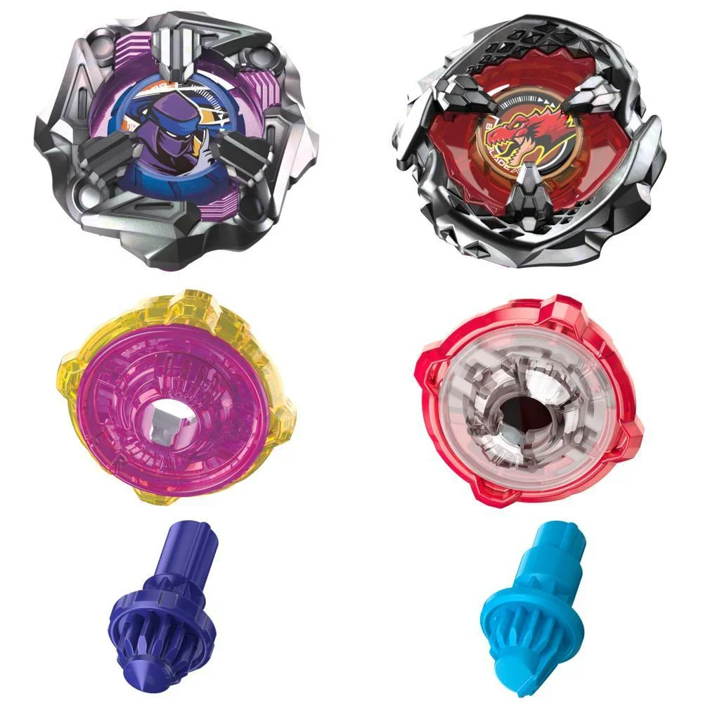 Beyblade - X - Beat Tyranno 4-70Q & Knife Shinobi 4-80HN Dual Pack Set