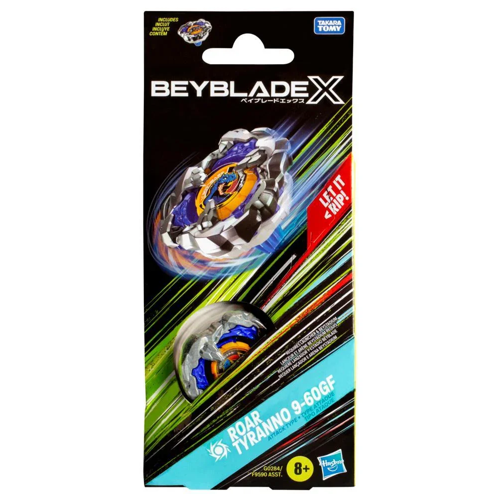 Beyblade - X - Roar Tyranno 9-60GF Top Booster Pack Set