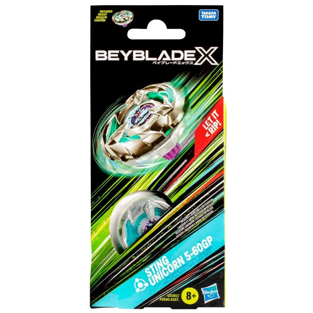 Beyblade - X - Sting Unicorn 5-60GP Top Booster Pack Set