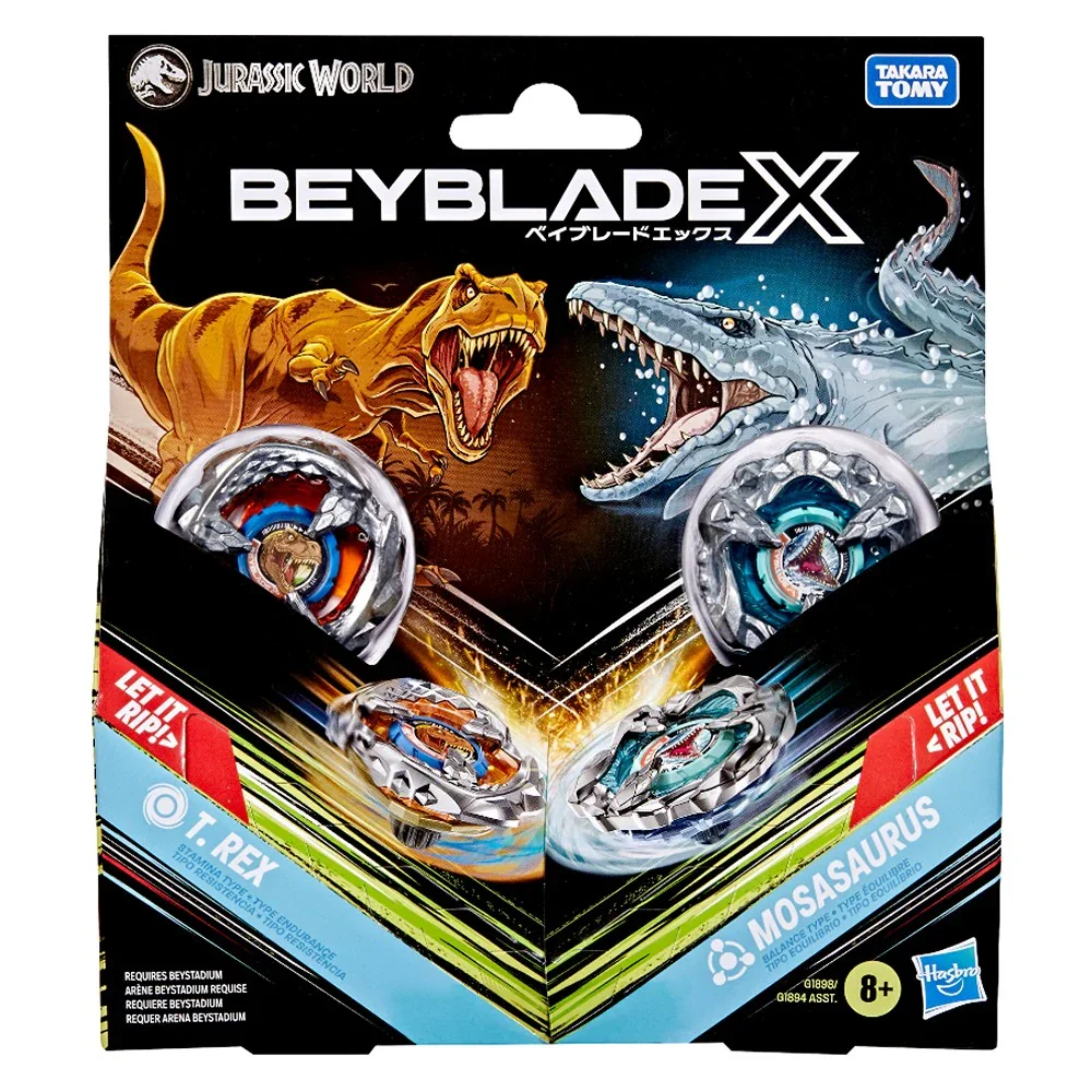 Beyblade X - T.Rex / Mosasaurus Collab