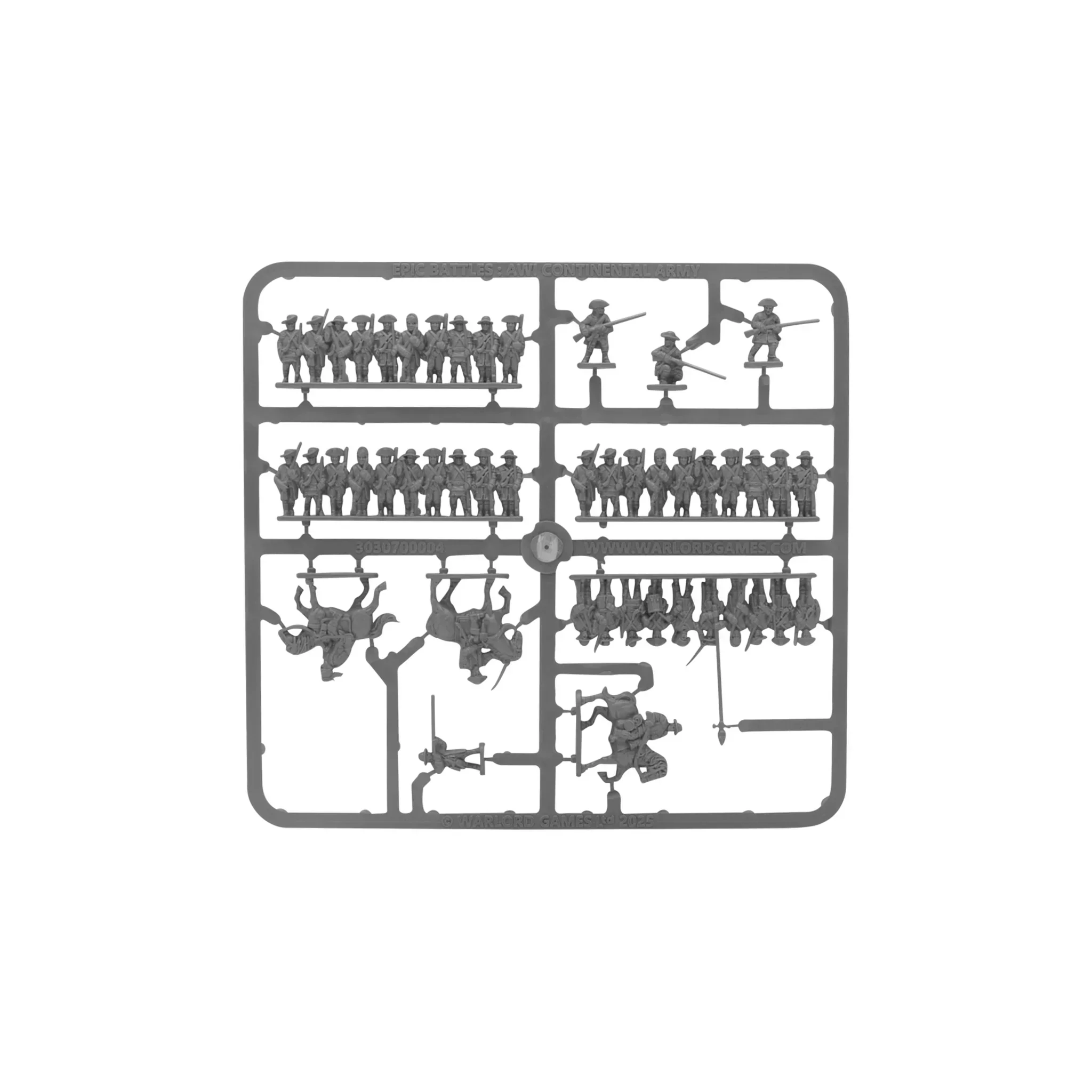 Black Powder Epic Battles - AWI Continental Army Sprue