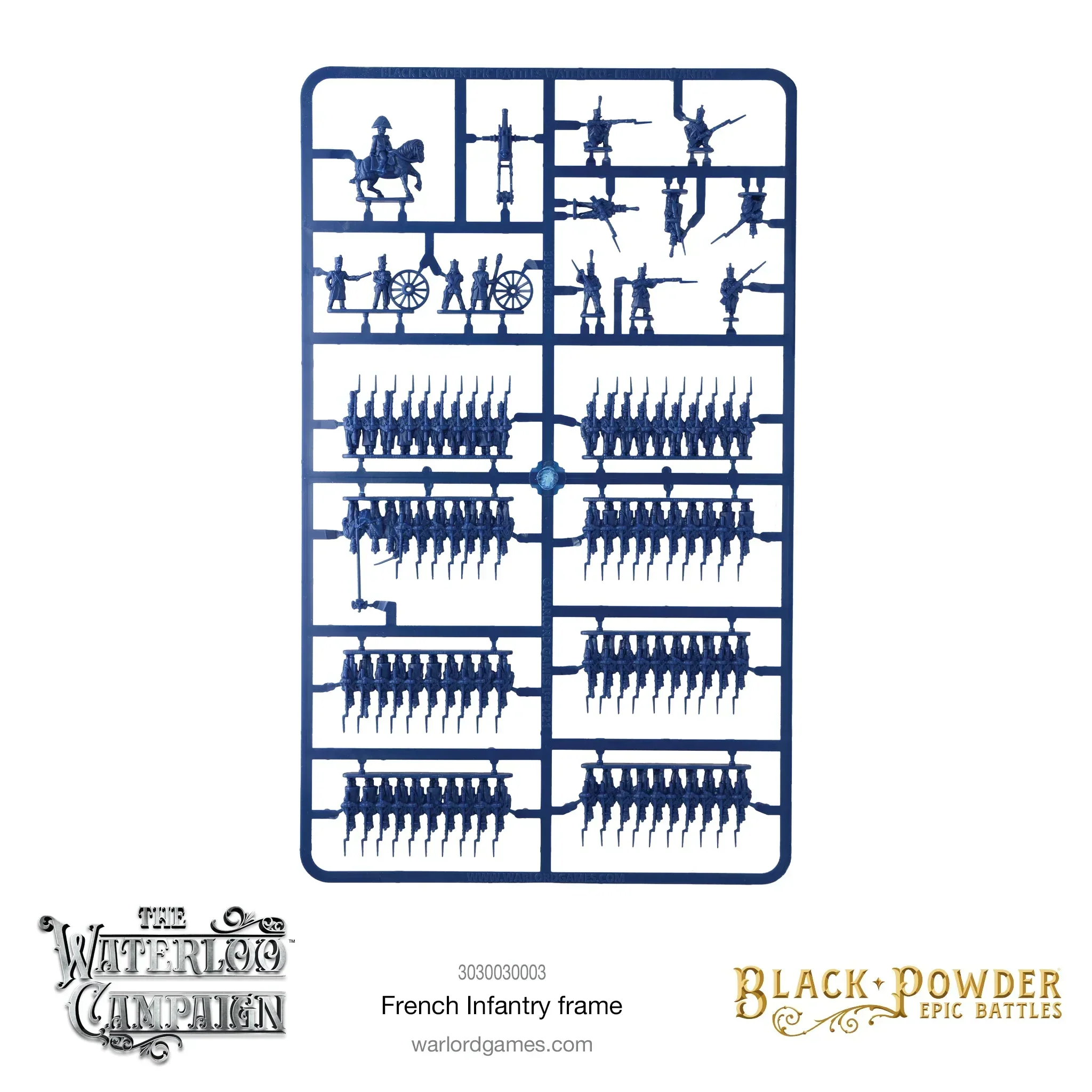 Black Powder Epic Battles - French Infantry (Waterloo) Sprue