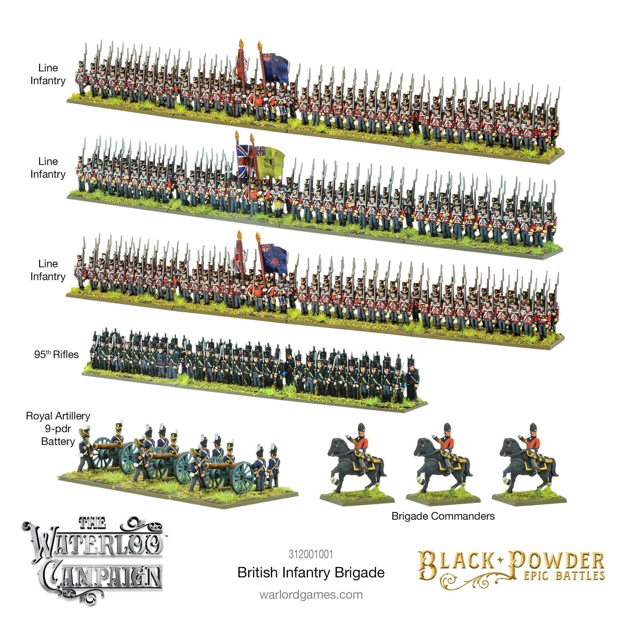 Black Powder Epic Battles: Waterloo - British Infantry Brigade - Image 2