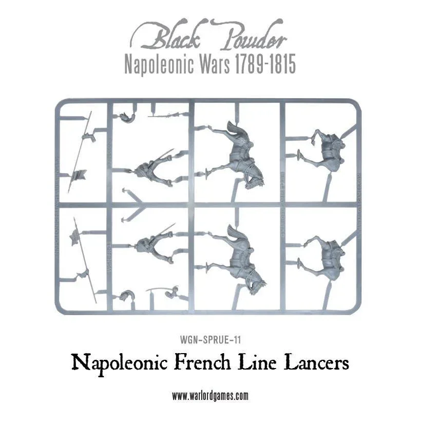 Black Powder - Napoleonic French Line Lancers Sprue