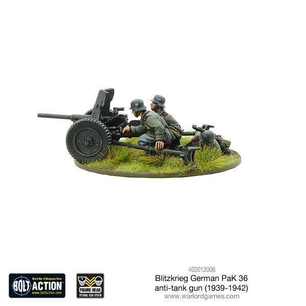 Blitzkrieg German Pak 36 anti-tank gun - Image 2
