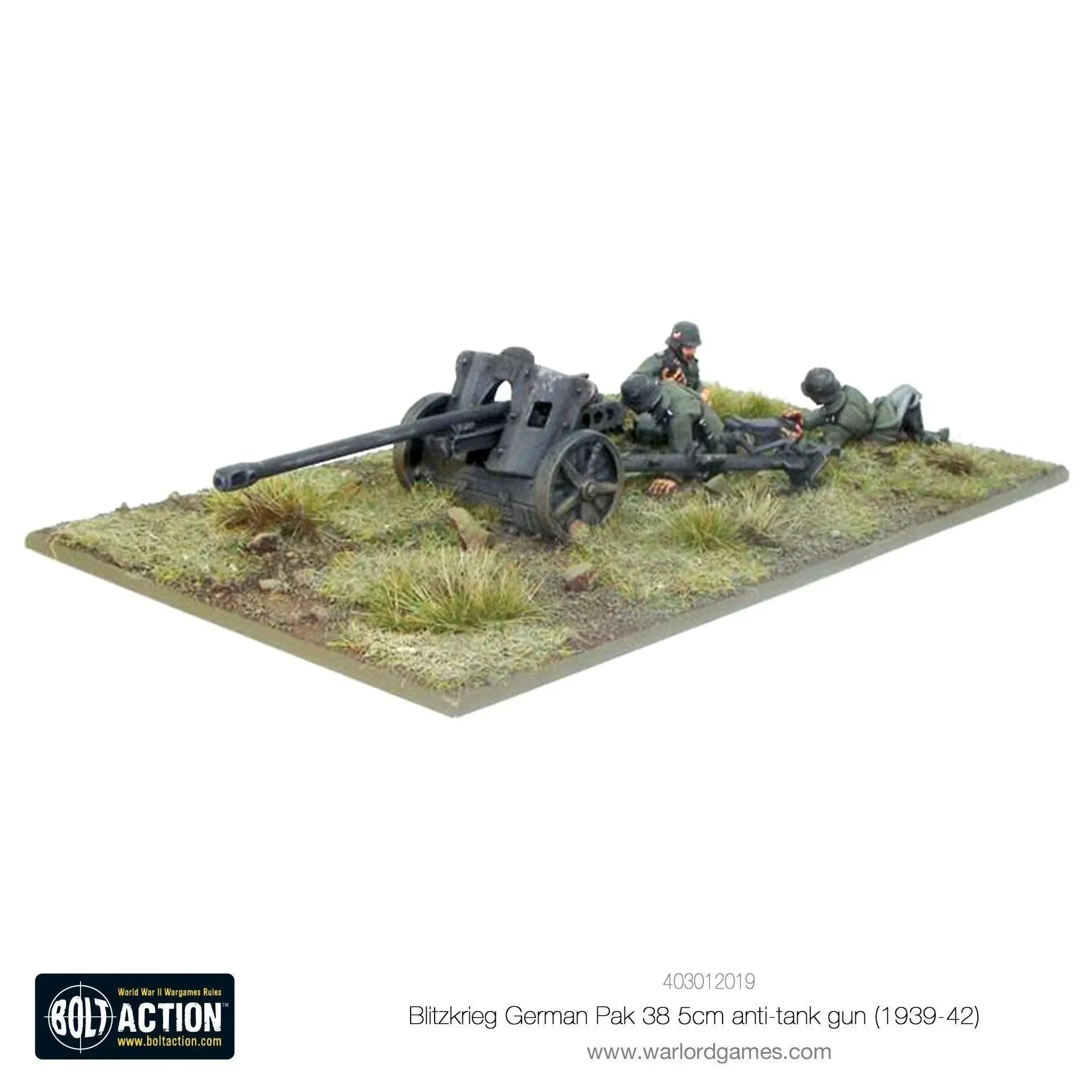 Blitzkrieg German Pak 38 5cm anti-tank gun (1941-42)