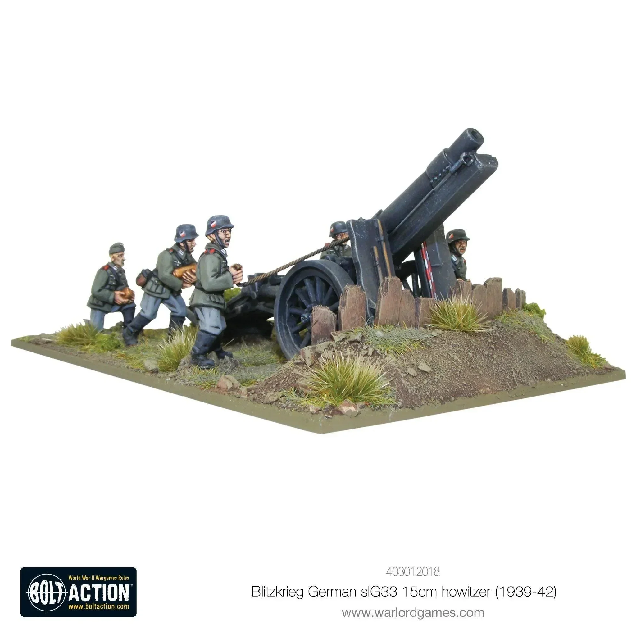 Blitzkrieg German sIG33 15cm howitzer (1939-42)