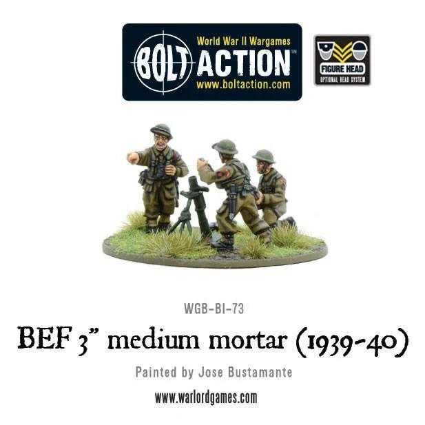 Bolt Action: BEF 3" Medium Mortar (1939-40)