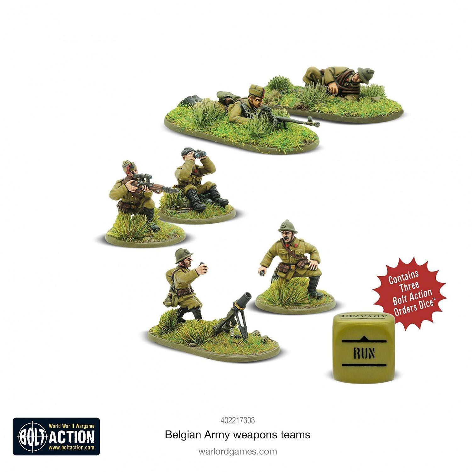 BOLT ACTION: Belgian Army weapons teams - Image 3