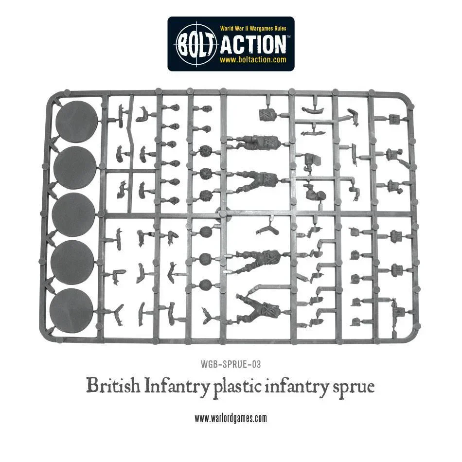 Bolt Action - British Infantry Sprue