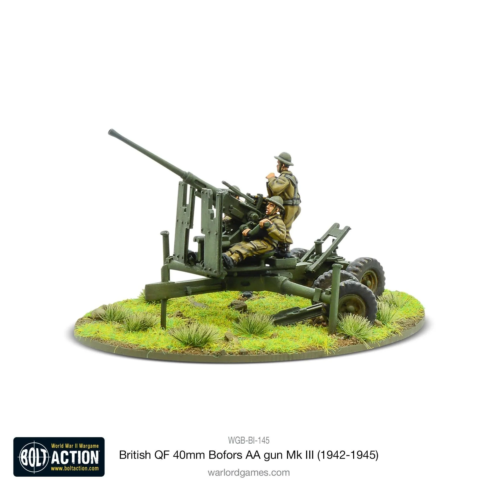 Bolt Action:  British QF 40mm Bofors AA Gun Mk III (1942-1945)