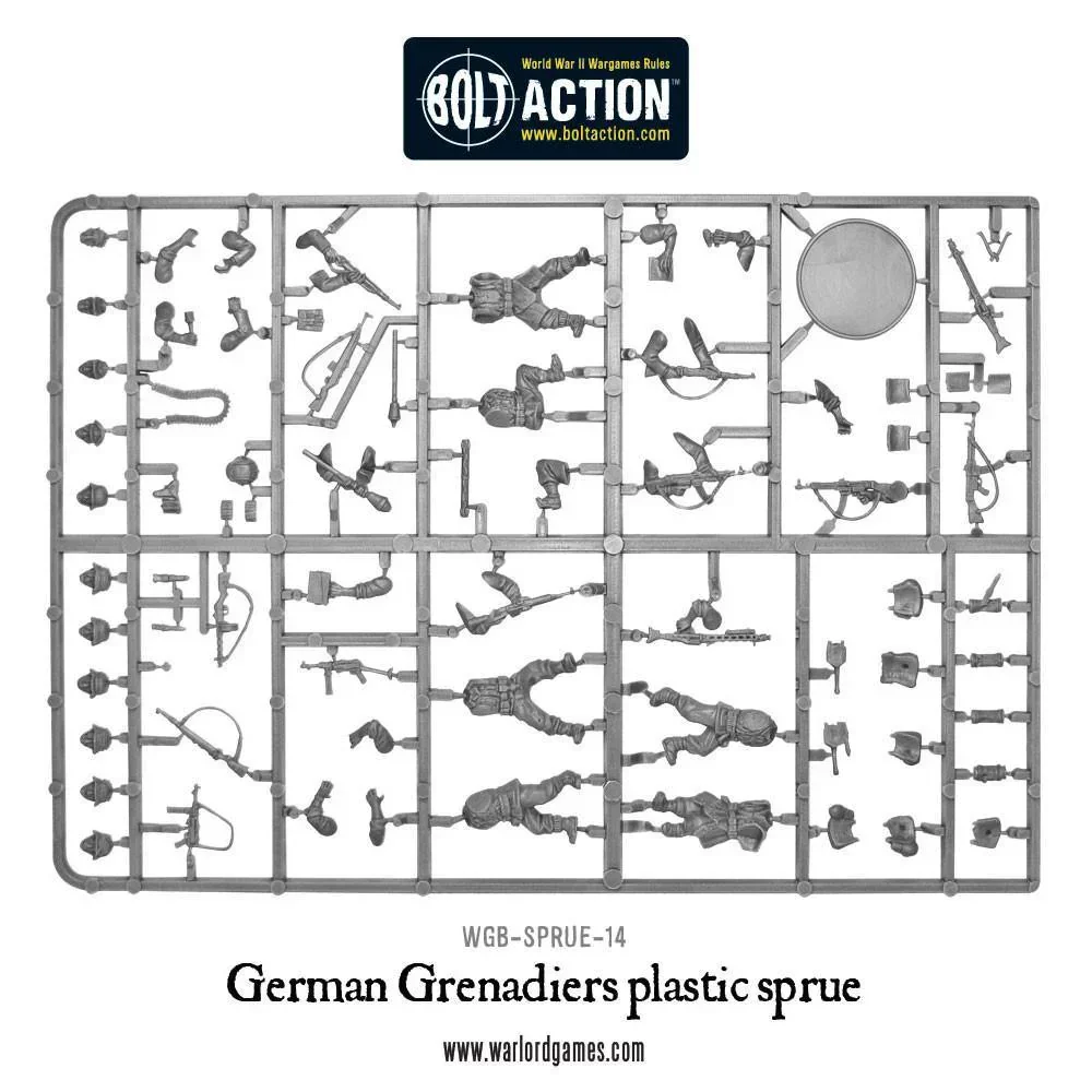 Bolt Action - German Grenadiers Sprue