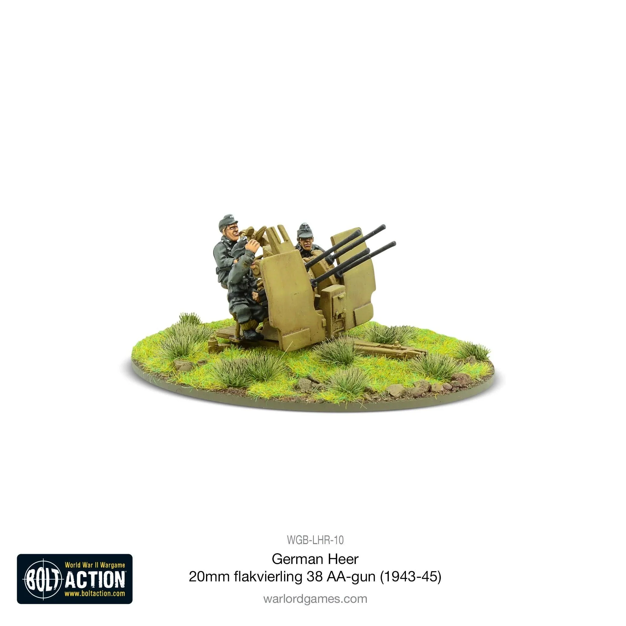 Bolt Action: German Heer 20mm Flakvierling 38 AA-Gun (1943-45)