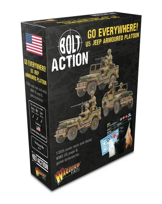 Bolt Action - Go Everywhere! US Jeep Armoured Platoon