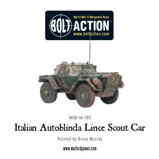 Bolt Action: Italian Autoblinda Lince Scout Car