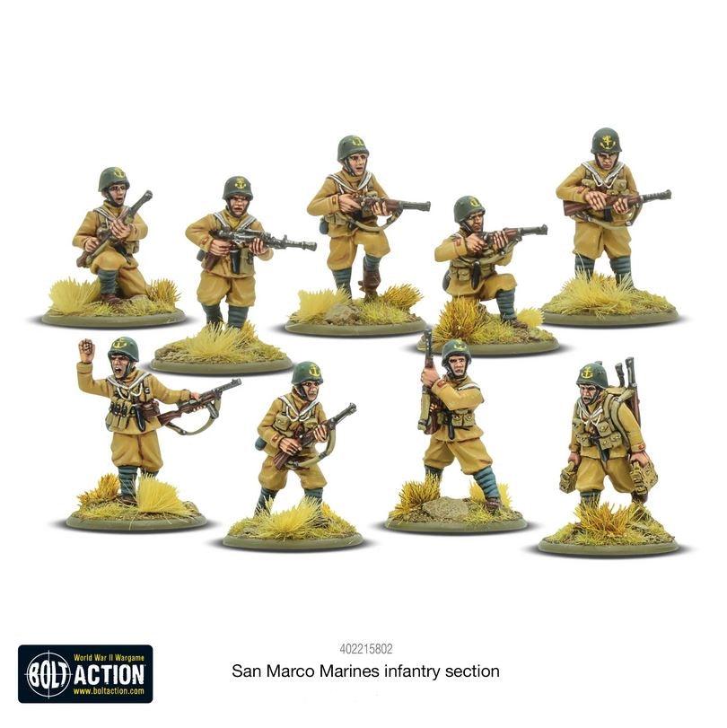 Bolt Action - Italian San Marco Marines Infantry Section - Image 2