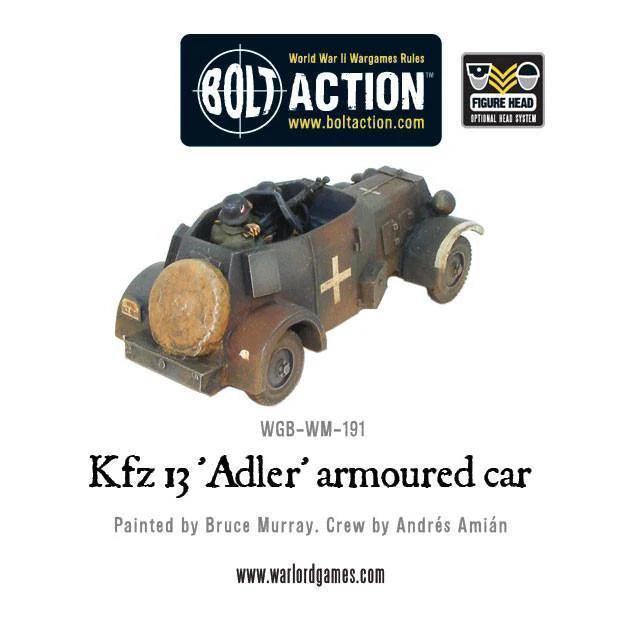 Bolt Action - Kfz 13 'Adler' German Armoured Car - Image 4