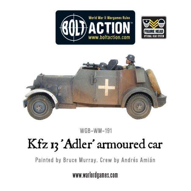 Bolt Action - Kfz 13 'Adler' German Armoured Car - Image 5