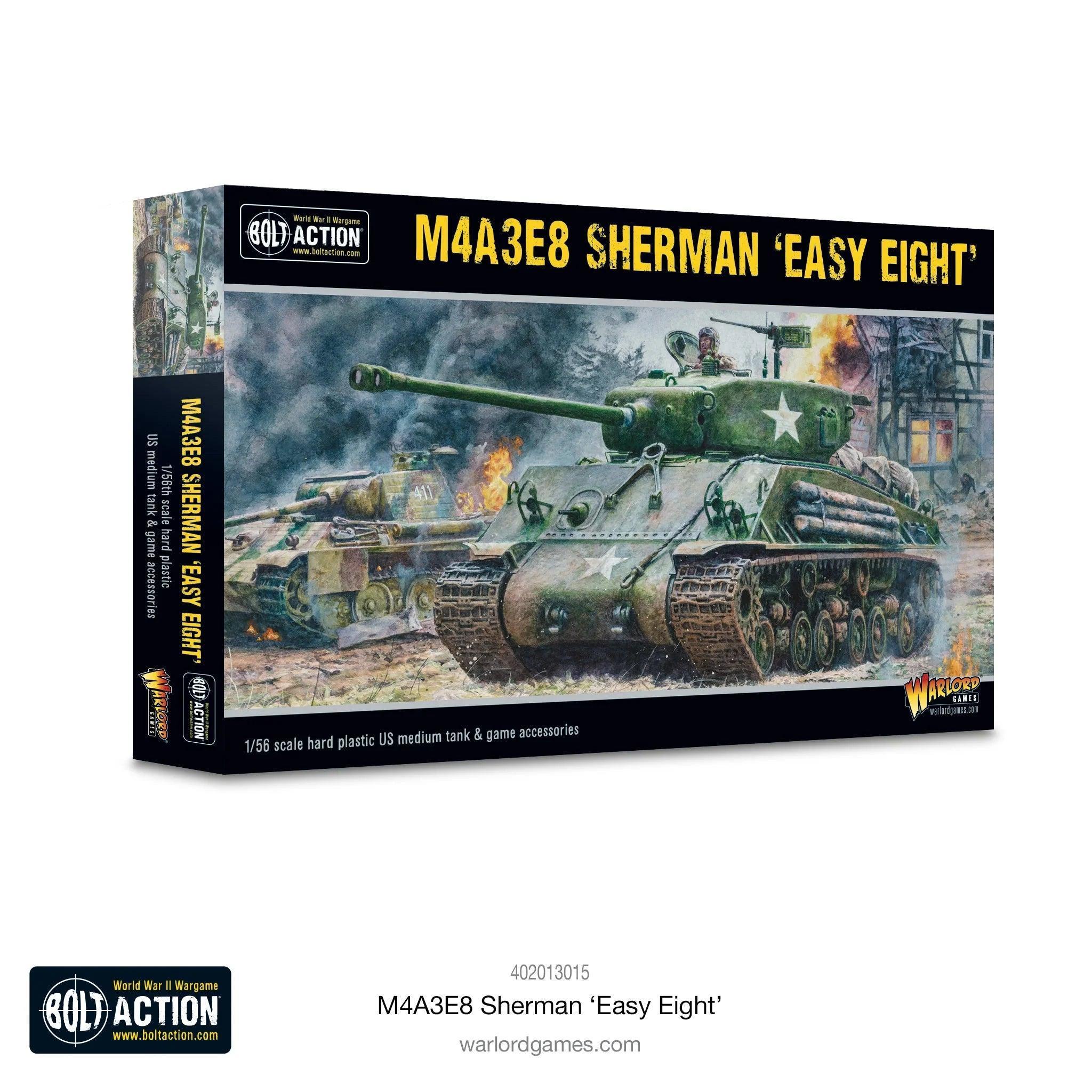 Bolt Action - M4A3E8 Sherman 'Easy Eight' Tank (Plastic)