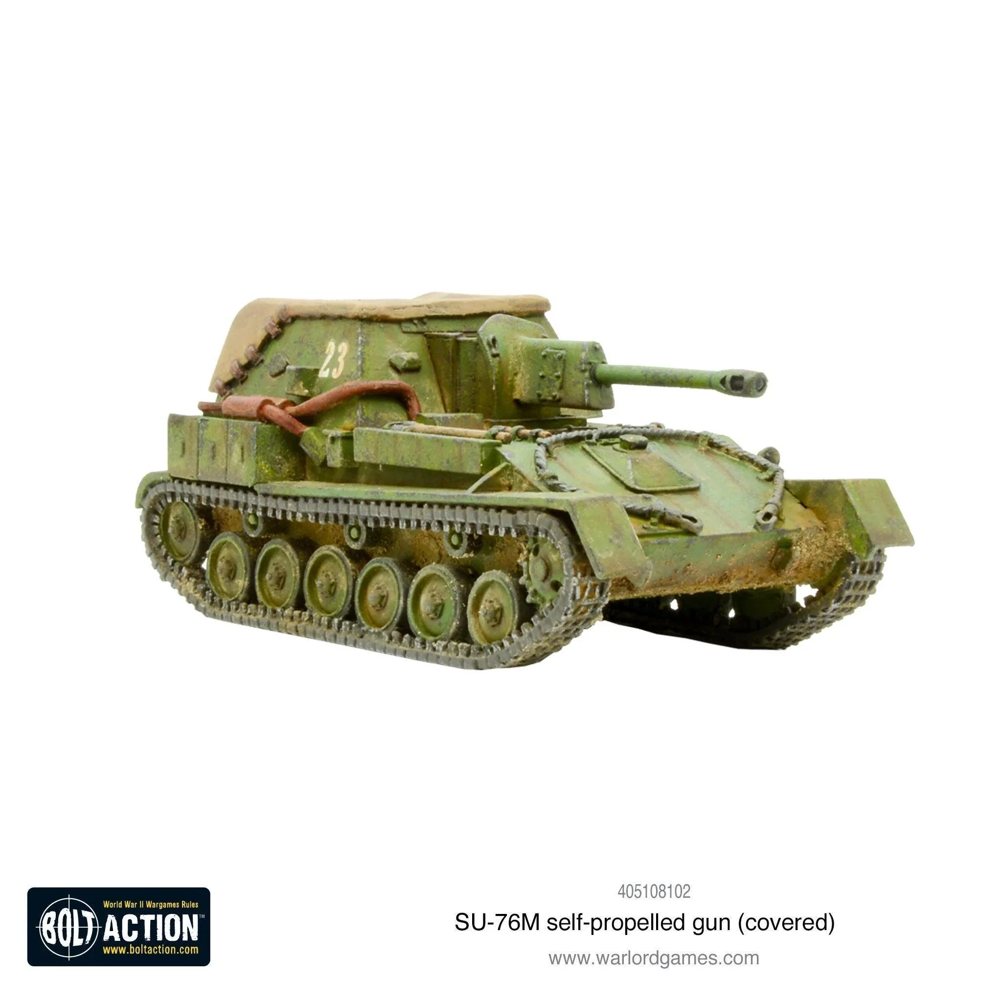 Bolt Action - SU-76M Self-Propelled Gun (Covered) - Image 2