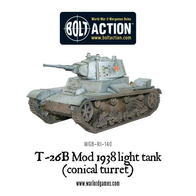 Bolt Action - T-26B Mod 1938 Light Tank (Conical Turret)