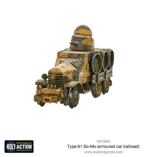 Bolt Action - Type 91 So-Mo Armoured Car (Railroad)