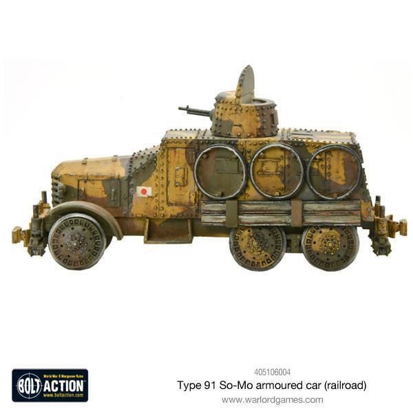 Bolt Action - Type 91 So-Mo Armoured Car (Railroad) - Image 2