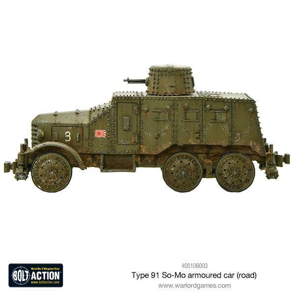 Bolt Action - Type 91 So-Mo Armoured Car (Road)