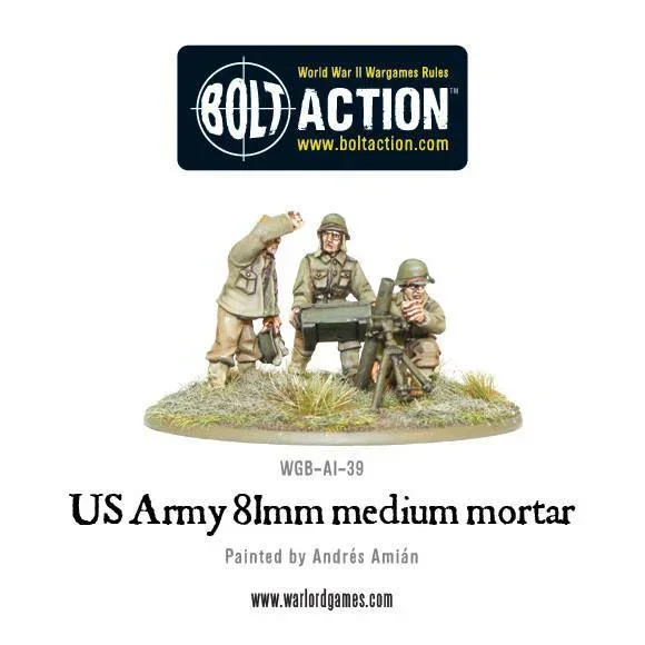 Bolt Action - US Army 81mm medium mortar