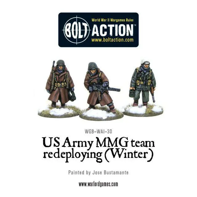 Bolt Action - US Army MMG team (Winter) - Redeploying