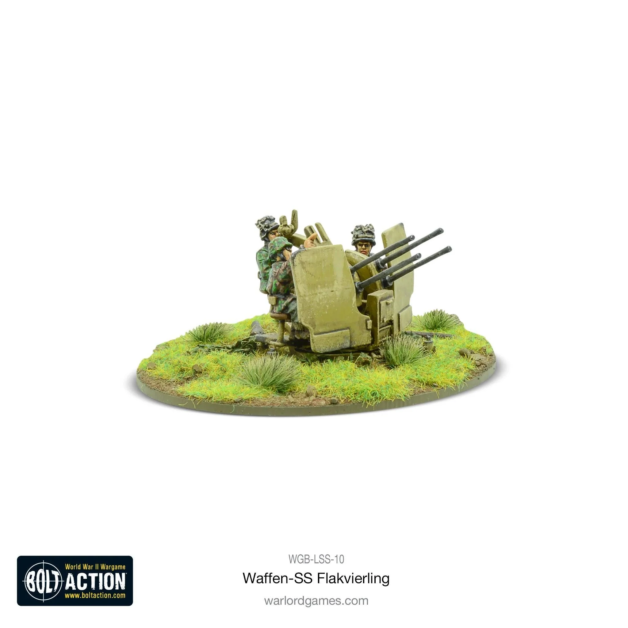 Bolt Action: Waffen-SS 20mm Flakvierling 38 AA-Gun (1943-45)