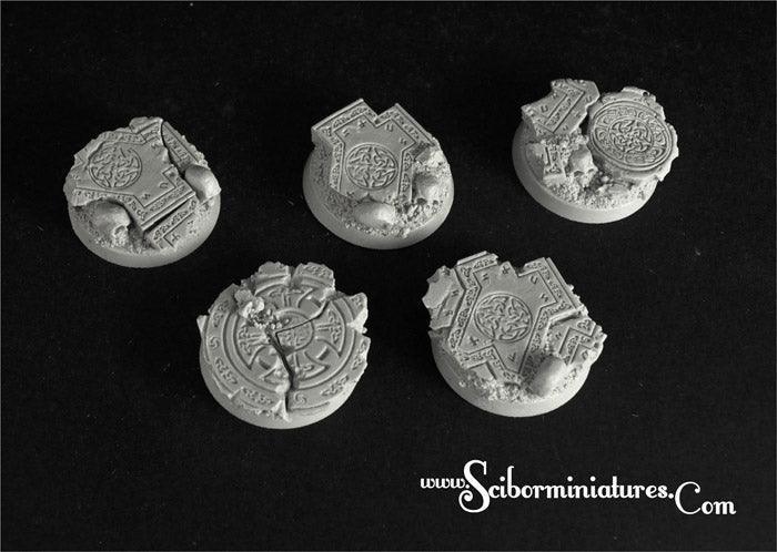 Celtic Ruins 25mm round bases #1 (5)    2nd edition